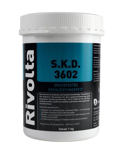 维德加Rivolta S.K.D.3602耐高压及高度防水润滑脂-1Kg