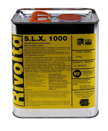 维德加Rivolta S.L.X. 1000无需关闭电源电子设备清洁剂-4kg